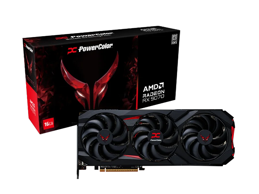 PowerColor Red Devil AMD Radeon RX 9070 de 16 GB GDDR6